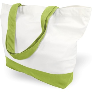 image:imageTOPDesign 1  3  6  12  24 Pack Super Strong Large 12oz Cotton Canvas Tote Bag Reusable Grocery Shopping Cloth Bag Fashionable TwoTone Tote for Crafts DIY Your Creative Designs Pack of 1Light GreenWhite