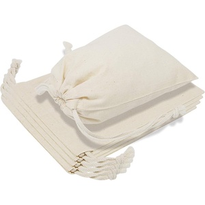 image:imageTOPDesign 10Pack 10 x 12 Reusable Produce Bags Muslin Bags with Drawstrings for Shopping amp Storage 100 Natural Cotton Bags Washable Biodegradable Food SafeSmall 8x10 12Pack