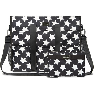 image:imageTOPDesign Utility Water Resistant Tote Bag with 22 Pockets Top Zipper Closure amp Thick Bottom Support for Working WomenPentagram